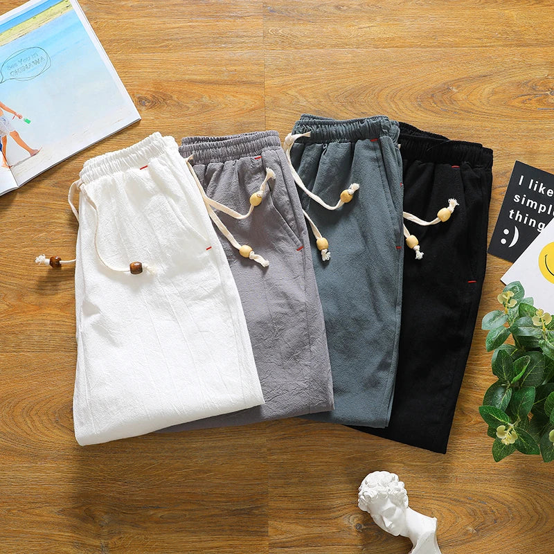 COTTON BERMUDA CASUAL SUMMER SHORTS