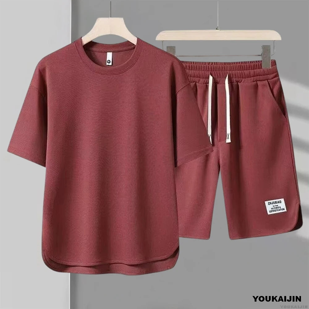 KOREAN STYLE WAFFLE TRACKSUIT SET