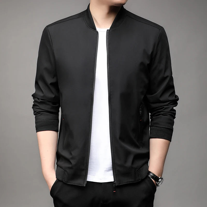 BASEBALL COLLAR BUSINESS CASUAL JACKET