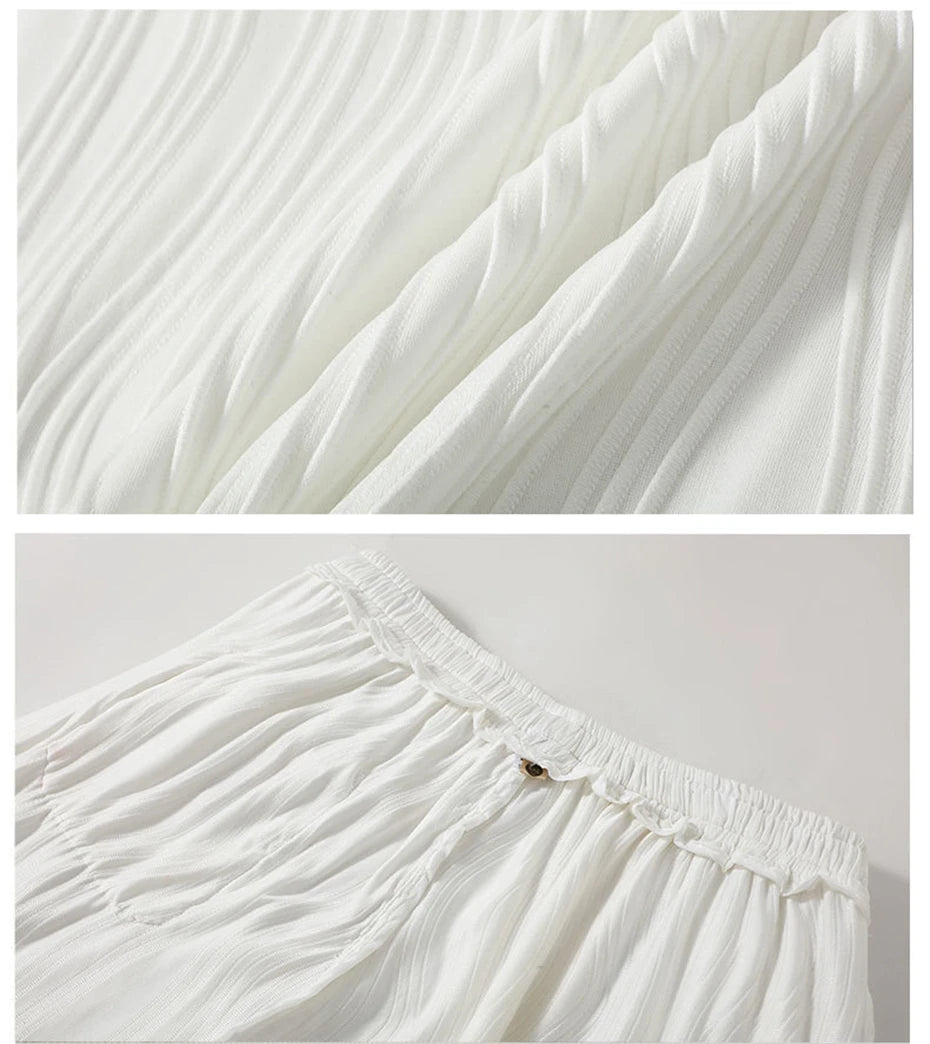 PLUS SIZE ELASTIC WAIST SUMMER SHORTS
