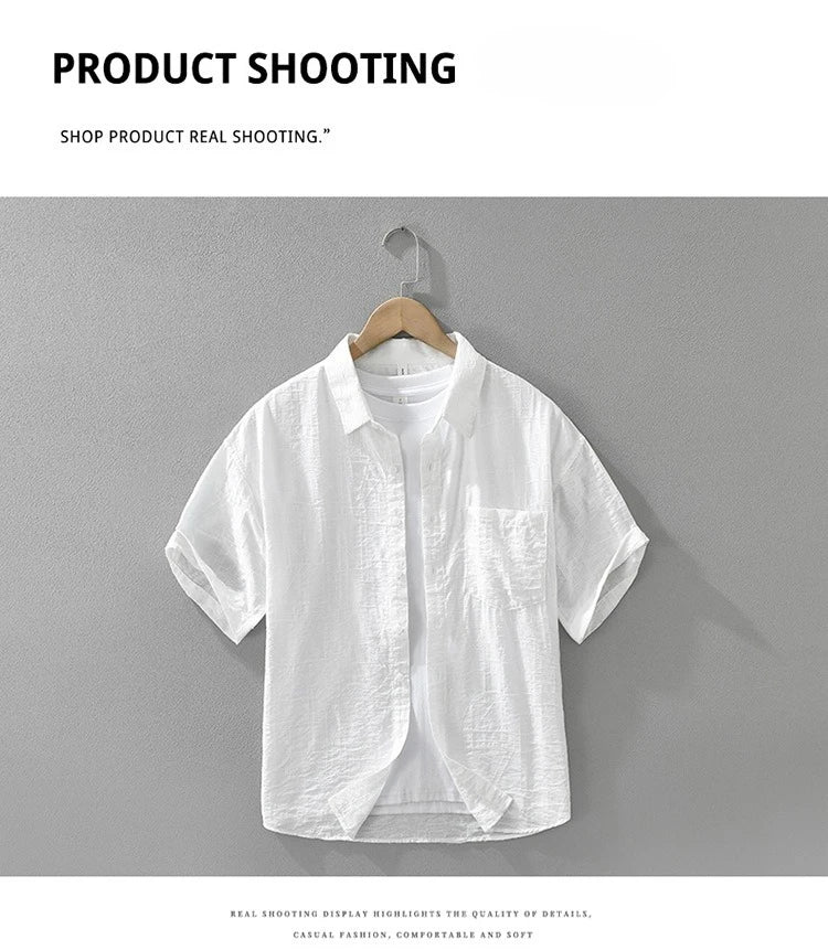 CLASSIC SOLID SHORT-SLEEVE SHIRT