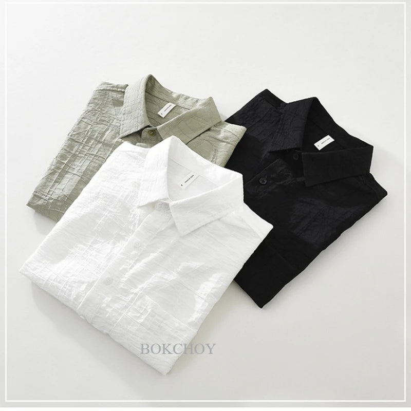 CLASSIC SOLID SHORT-SLEEVE SHIRT