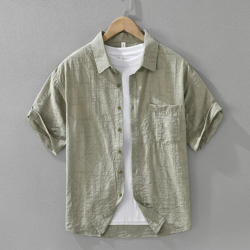 CLASSIC SOLID SHORT-SLEEVE SHIRT