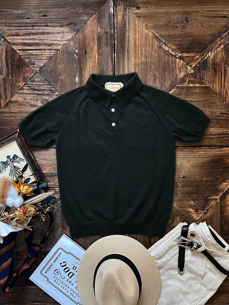 VINTAGE KNIT SLIM FIT POLO SHIRT