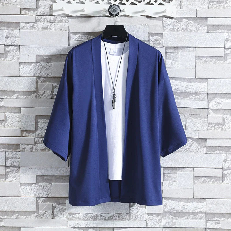 JAPANESE STYLE KIMONO CARDIGAN SHIRT