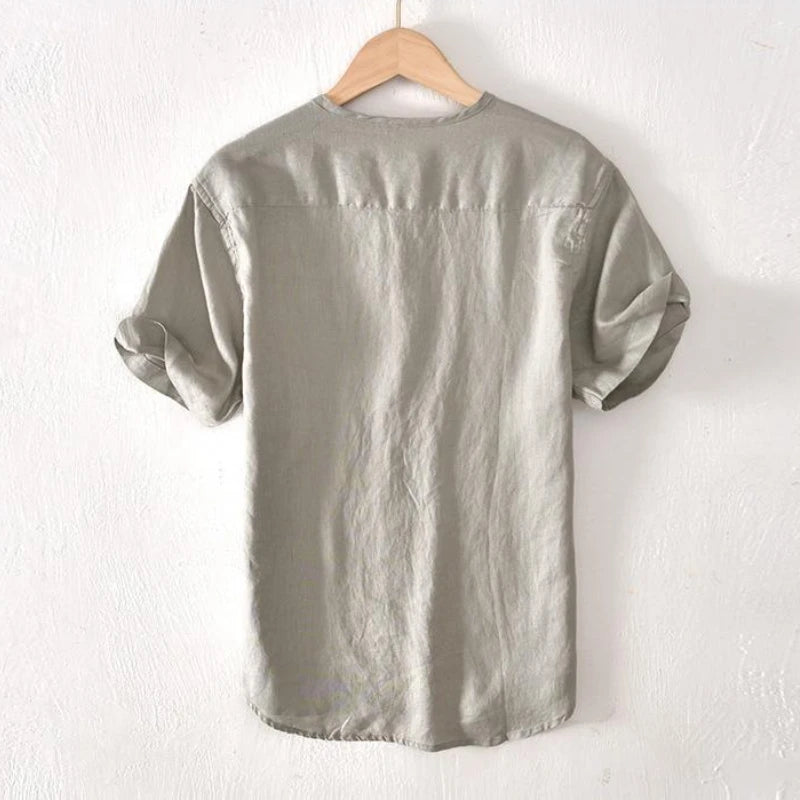 100% LINEN VINTAGE CASUAL SHIRT