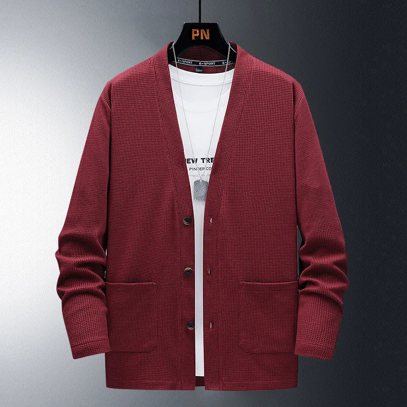 PLUS SIZE COTTON KNIT CARDIGAN