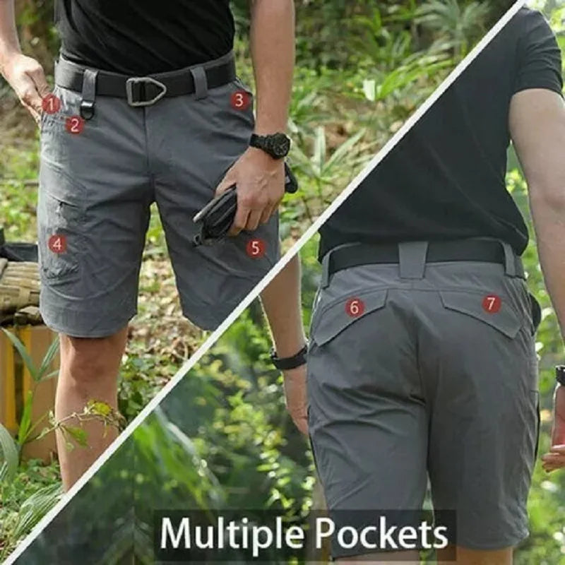 WATERPROOF MILITARY TACTICAL CARGO SHORTS