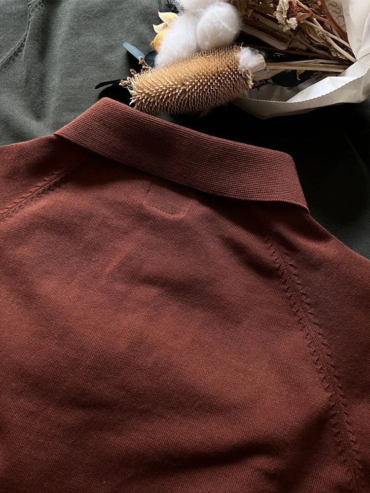 VINTAGE KNIT SLIM FIT POLO SHIRT