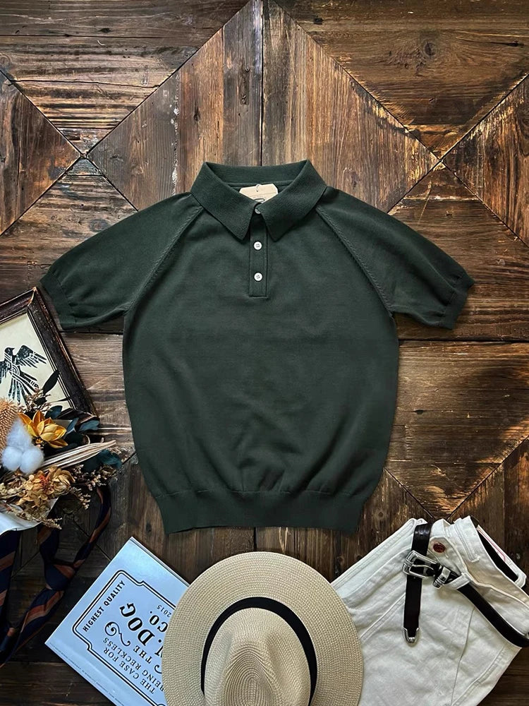 VINTAGE KNIT SLIM FIT POLO SHIRT
