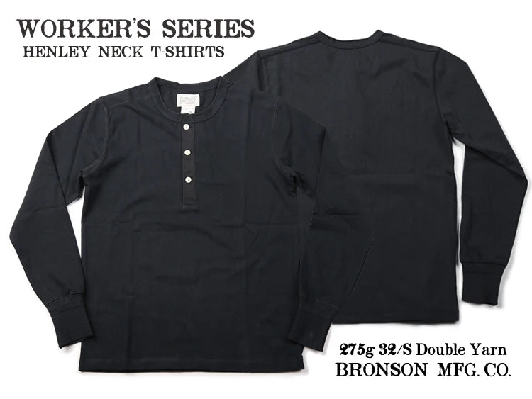 HEAVYWEIGHT LONG-SLEEVE HENLEY SHIRT