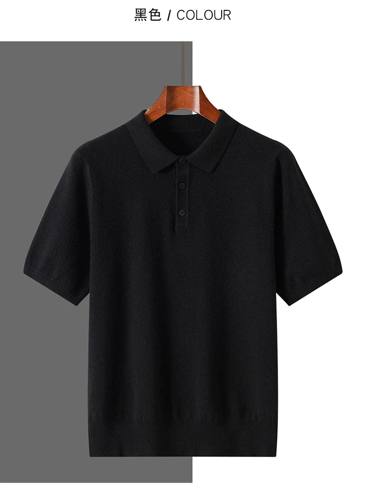 100% PURE WOOL BUSINESS POLO