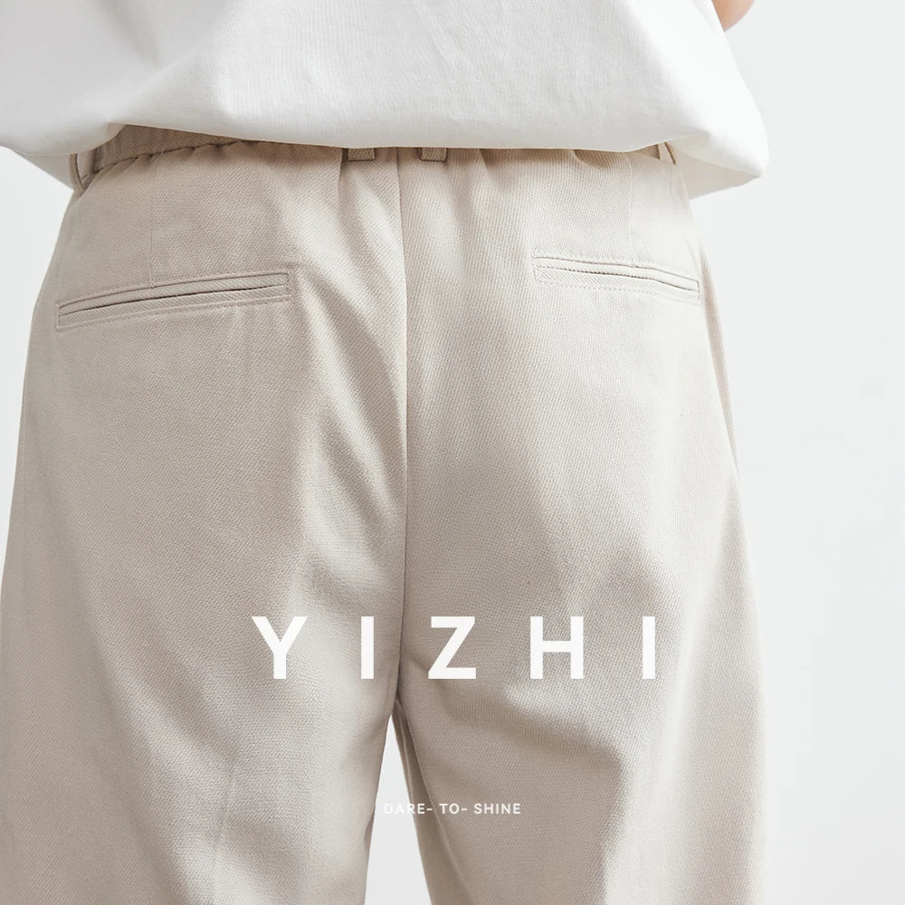 LYOCELL TENCEL LOOSE CASUAL PANTS