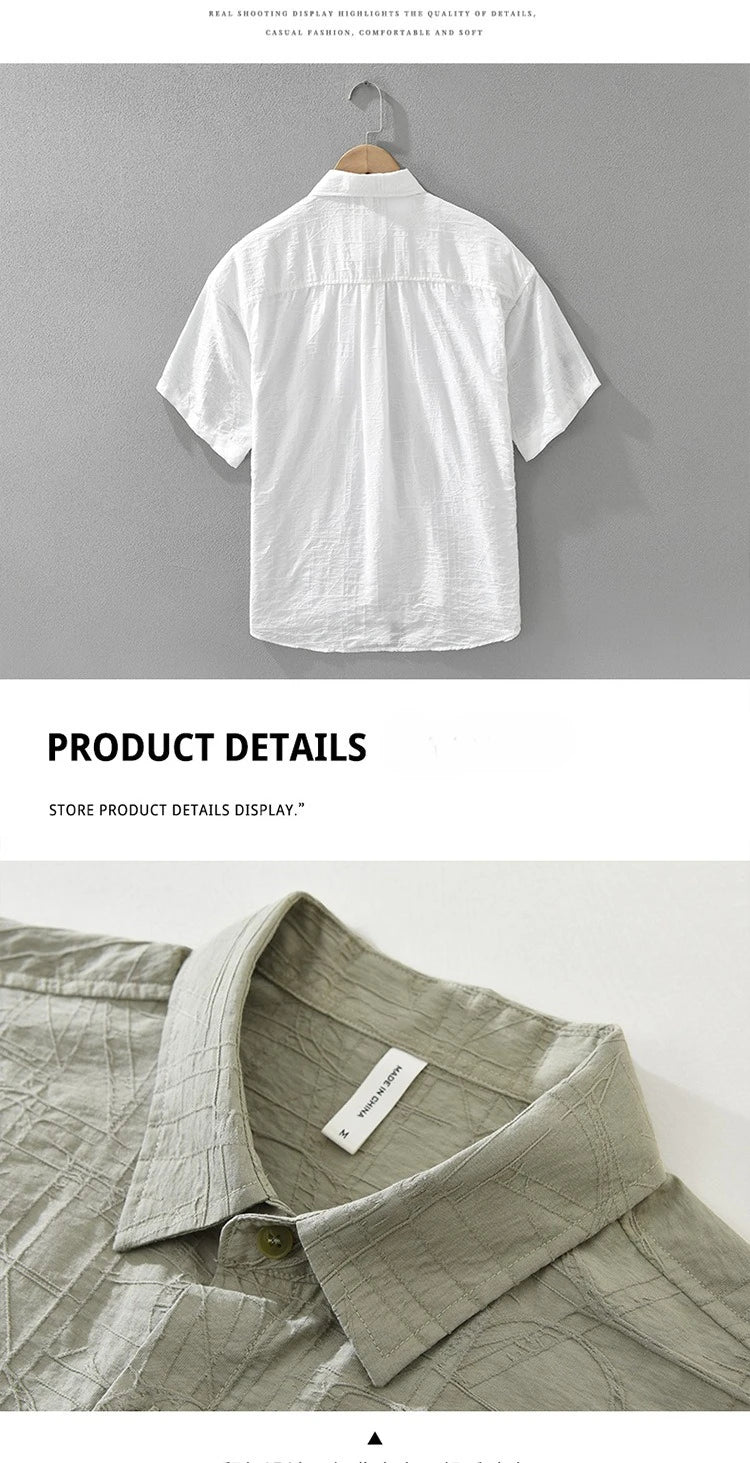 CLASSIC SOLID SHORT-SLEEVE SHIRT