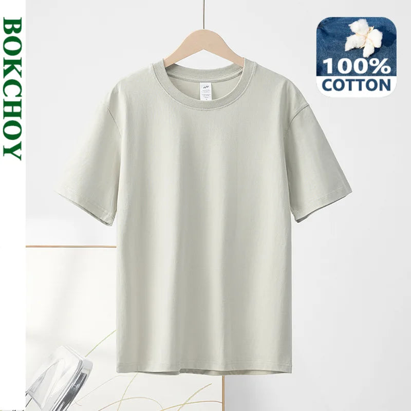 PURE COTTON LOOSE CASUAL T-SHIRT