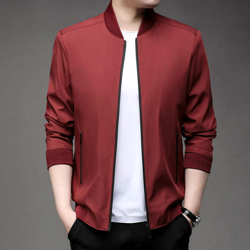 BASEBALL COLLAR BUSINESS CASUAL JACKET