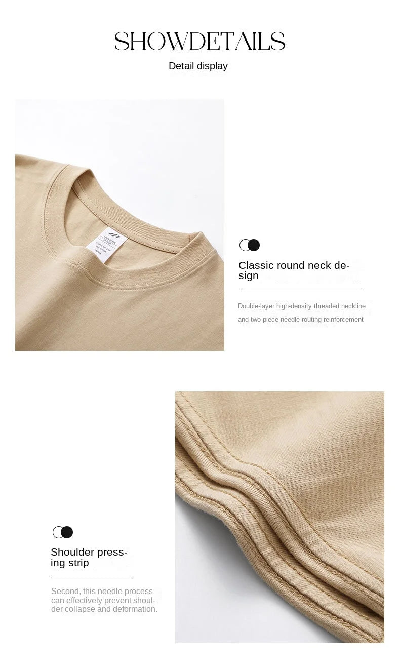 PURE COTTON LOOSE CASUAL T-SHIRT