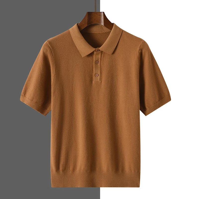 100% PURE WOOL BUSINESS POLO
