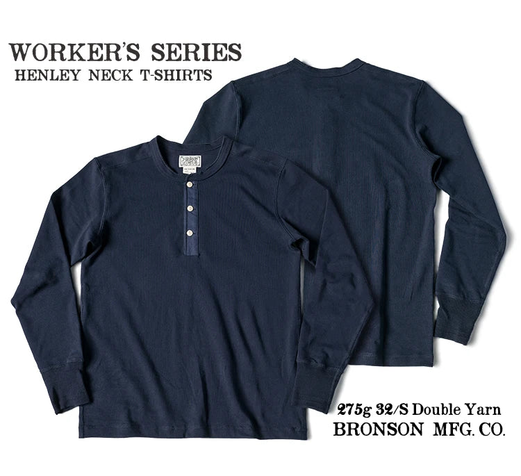 HEAVYWEIGHT LONG-SLEEVE HENLEY SHIRT