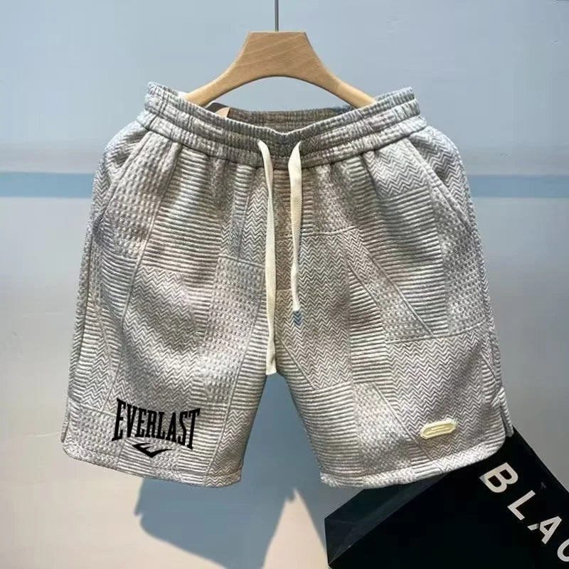 PRINTED BREATHABLE SPORTS SHORTS
