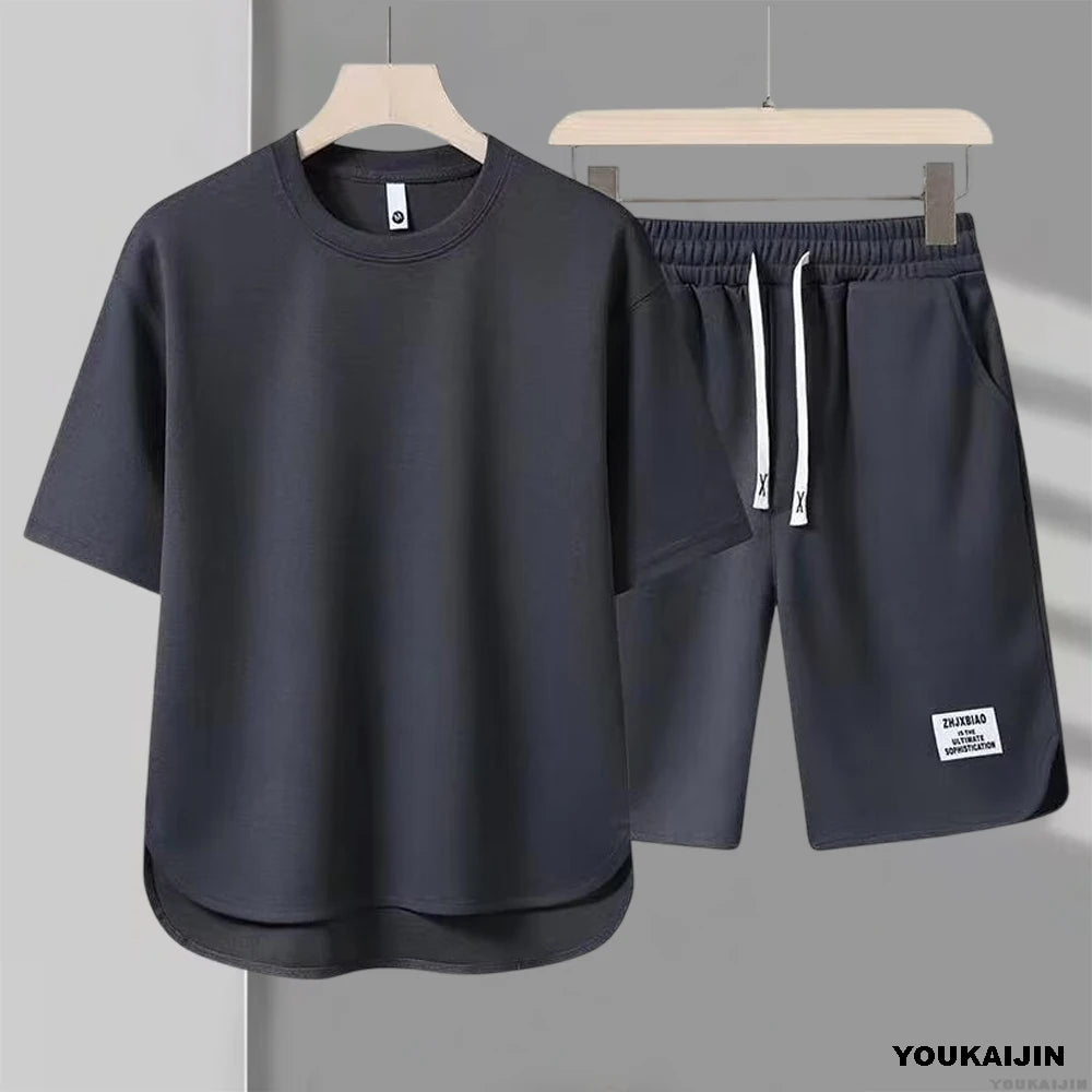 KOREAN STYLE WAFFLE TRACKSUIT SET