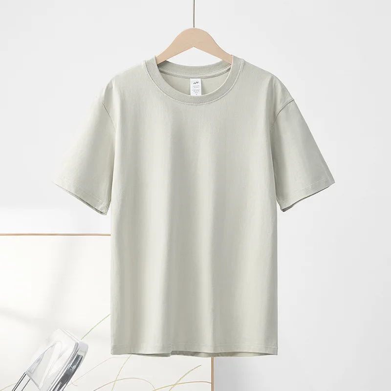 PURE COTTON LOOSE CASUAL T-SHIRT