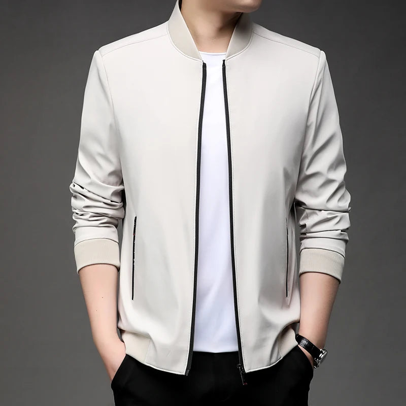 BASEBALL COLLAR BUSINESS CASUAL JACKET