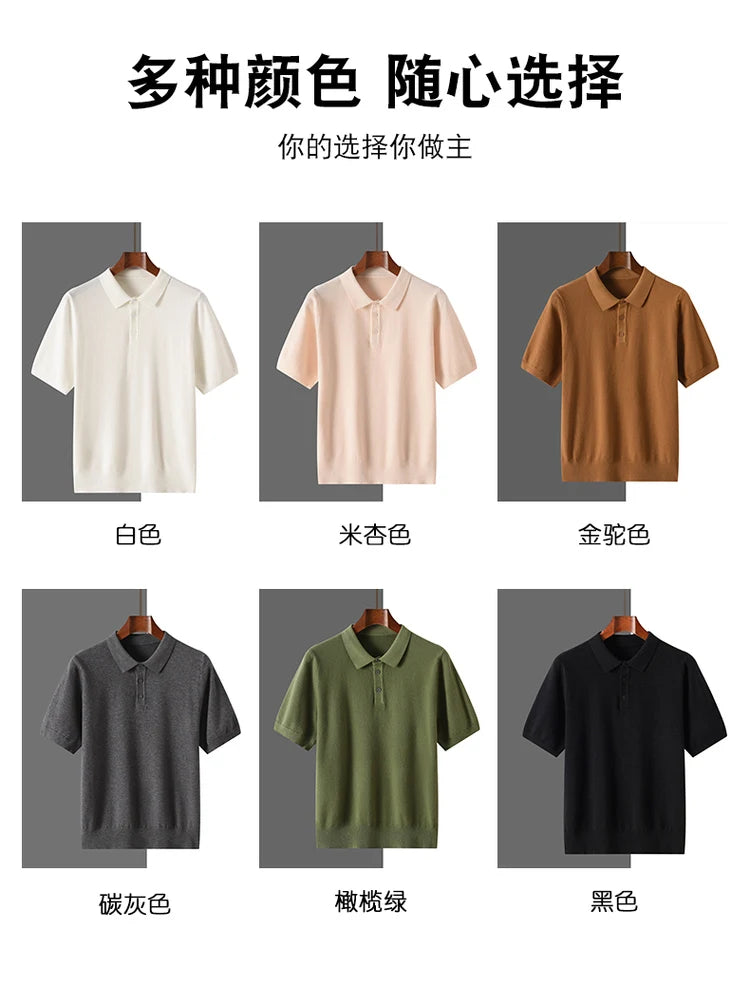 100% PURE WOOL BUSINESS POLO