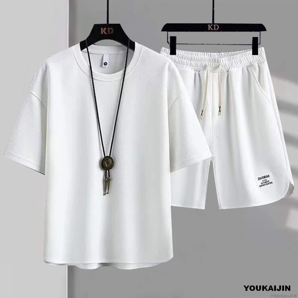 KOREAN STYLE WAFFLE TRACKSUIT SET