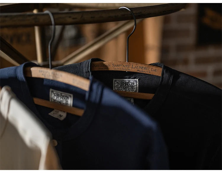 HEAVYWEIGHT LONG-SLEEVE HENLEY SHIRT