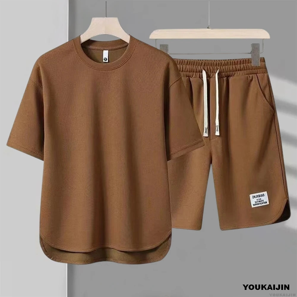 KOREAN STYLE WAFFLE TRACKSUIT SET