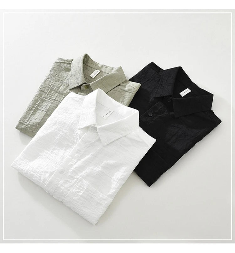 CLASSIC SOLID SHORT-SLEEVE SHIRT