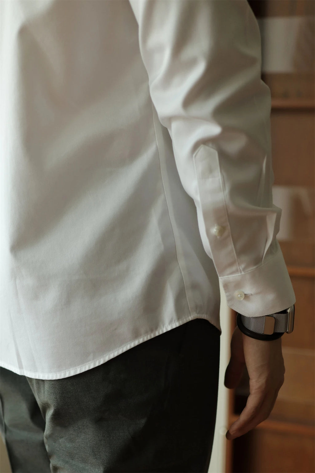 WRINKLE-FREE SLIM FIT LONG-SLEEVE SHIRT