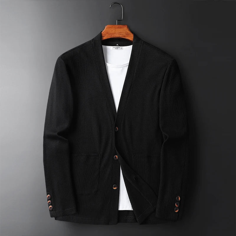 PLUS SIZE COTTON KNIT CARDIGAN