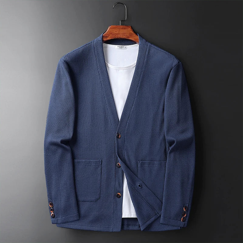 PLUS SIZE COTTON KNIT CARDIGAN