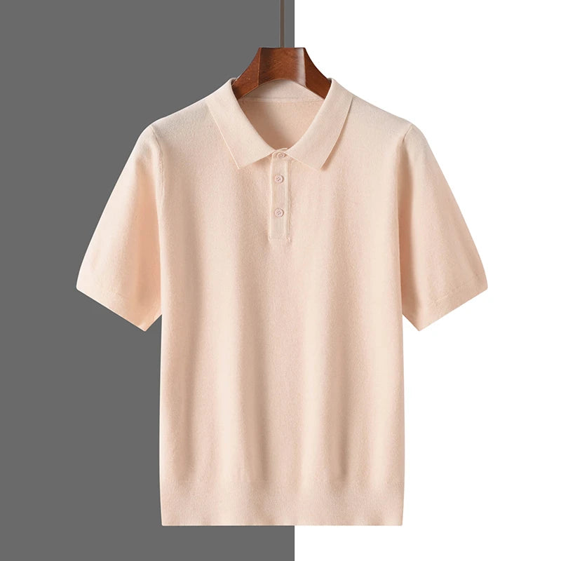 100% PURE WOOL BUSINESS POLO