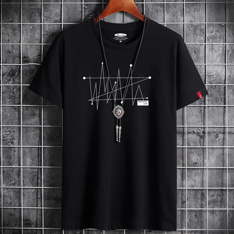 OVERSIZED 100% COTTON GOTH PRINT TEE