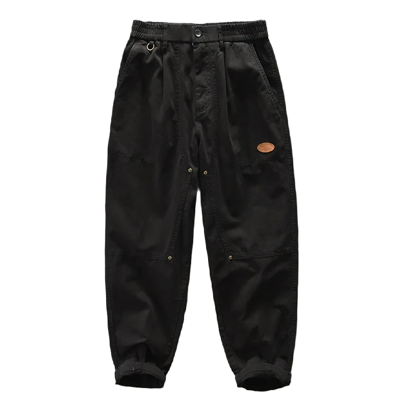 100% COTTON LOOSE CARGO PANTS