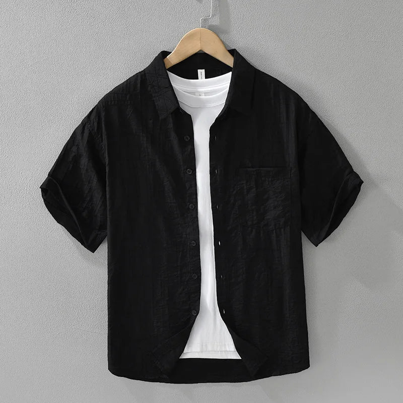 CLASSIC SOLID SHORT-SLEEVE SHIRT