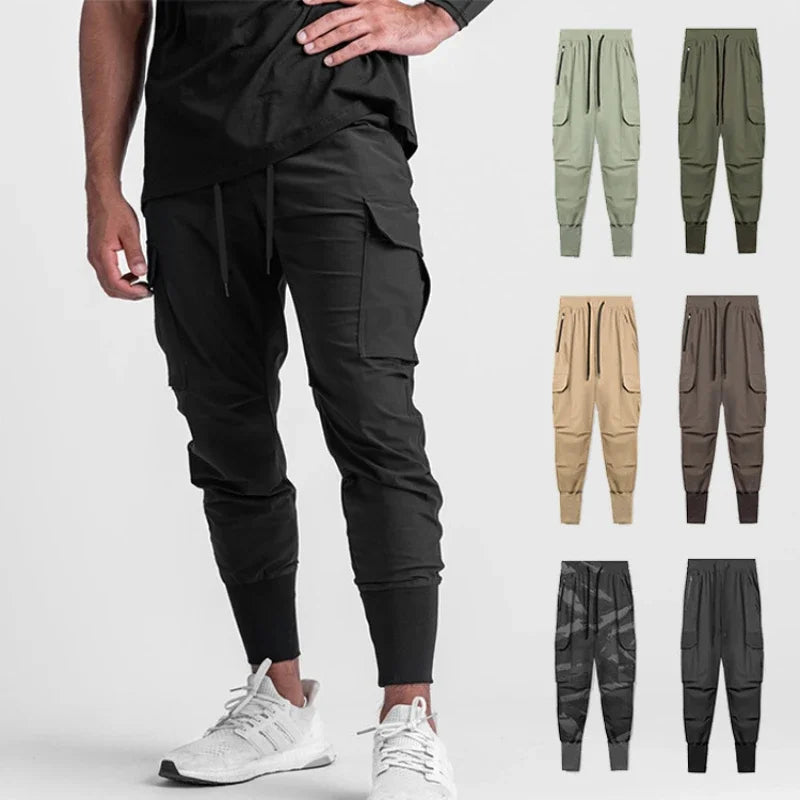QUICK-DRY MULTI-POCKET JOGGER PANTS