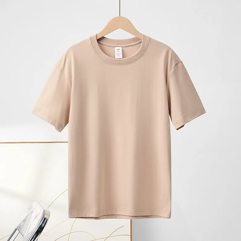 PURE COTTON LOOSE CASUAL T-SHIRT