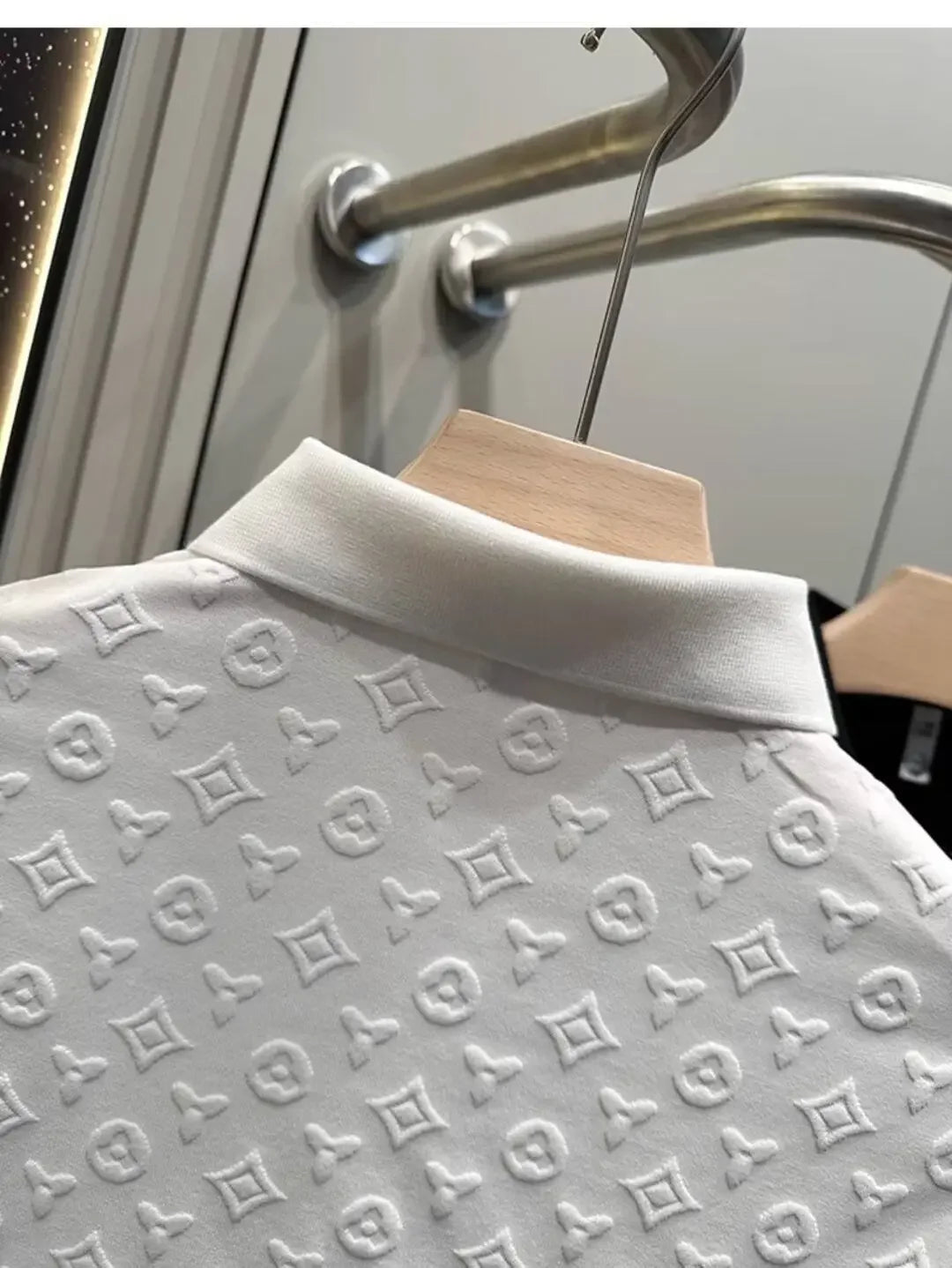 ICE SILK HOLLOW SHORT-SLEEVE POLO