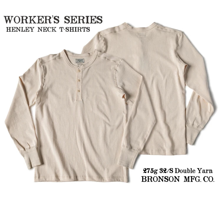 HEAVYWEIGHT LONG-SLEEVE HENLEY SHIRT