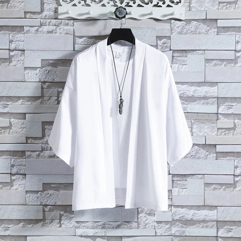 JAPANESE STYLE KIMONO CARDIGAN SHIRT