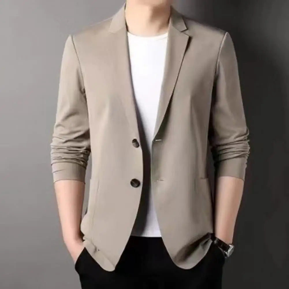 DOUBLE-BUTTON BUSINESS BLAZER