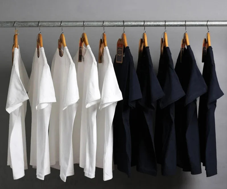 BREATHABLE CREW NECK ALPHABET T-SHIRT