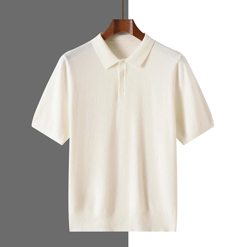 100% PURE WOOL BUSINESS POLO