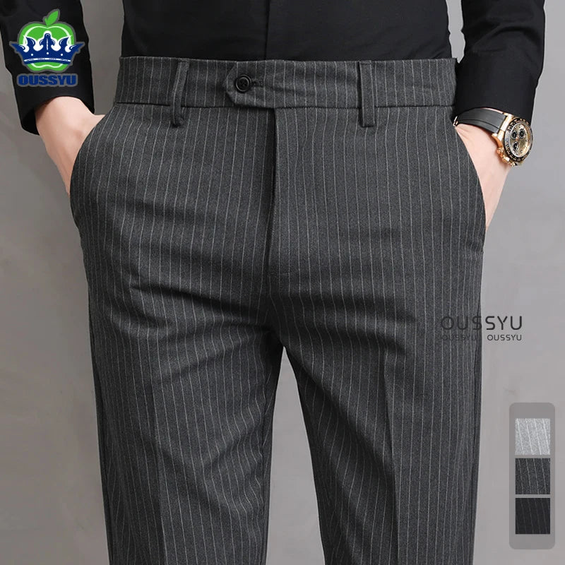 ENGLAND STRIPE SLIM FIT PANTS