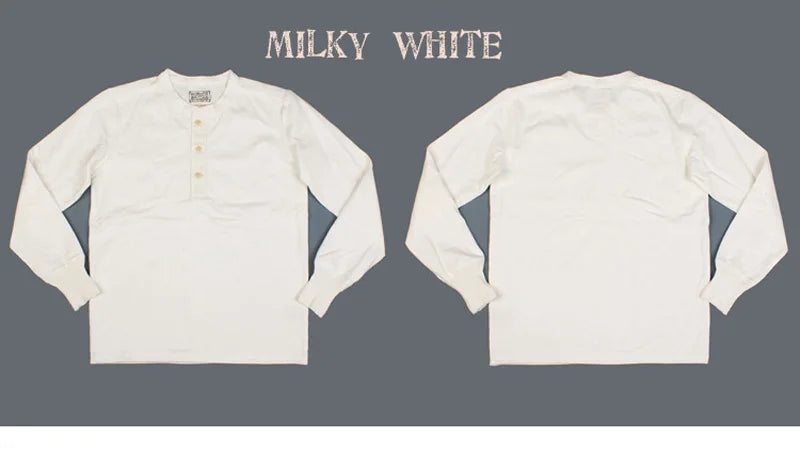 HEAVYWEIGHT LONG-SLEEVE HENLEY SHIRT