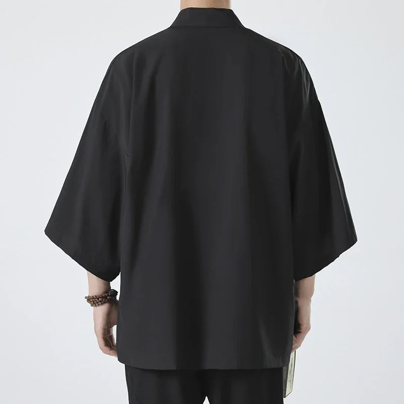 JAPANESE STYLE KIMONO CARDIGAN SHIRT